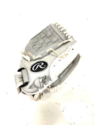 Used Rawlings HIGHLIGHT BB/SB Glove RH Throw Grey 11" 11860-S000295573