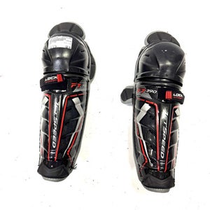 Used CCM FT390 Intermediate Shin Guards Black 11" 11860-S000295109