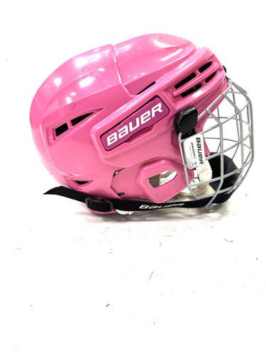 Used Bauer PRODIGY NOT CERTIFIED Helmet Cage Combo Pink One Size 11860-S000295188