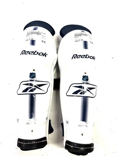Used Reebok 2K Youth Shin Guards White 11" 11860-S000295197