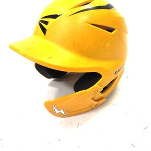 Used Easton ELITE X SR 7 1/8 -7 1/2 W JAW Batting Helmet No Mask Yellow One Size 11860-S000295253