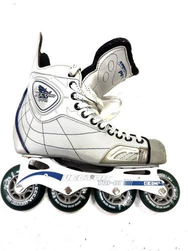 Used CCM Roller Hockey Skates Grey Senior 6 11860-S000295324