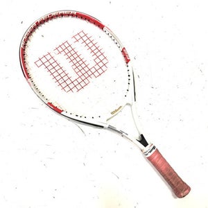 Used Wilson RODGER FEDERER Junior Tennis Racquet White 23" 11860-S000295337
