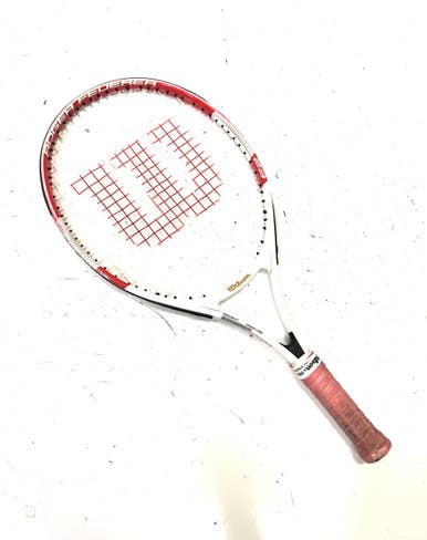 Used Wilson RODGER FEDERER Junior Tennis Racquet White 23" 11860-S000295337