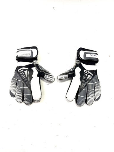 Used BRACE SZ7 Soccer Goalie Gloves Black 7 11860-C000293283