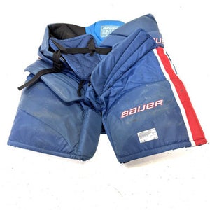 Used Bauer ELITE HX Senior Goalie Pant Navy Blue MD 11860-S000295051