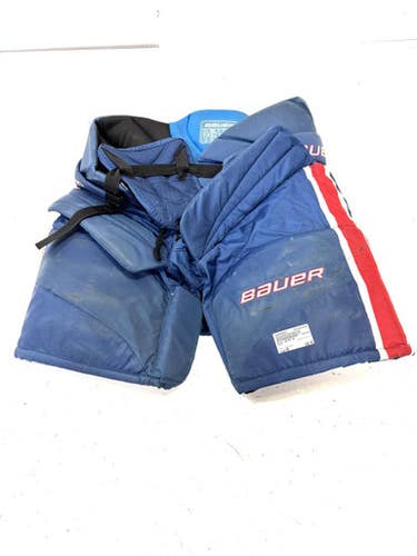 Used Bauer ELITE HX Senior Goalie Pant Navy Blue MD 11860-S000295051