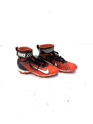 Used Nike Jr FB Cleats Orange Junior 04.5 11860-S000295060