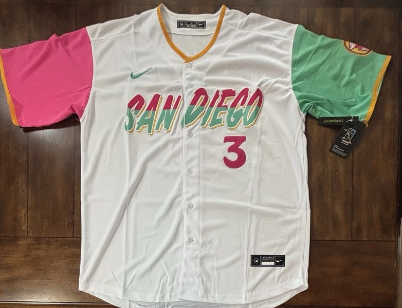 San Diego Padres Jackson Merrill White City Connect MLB Jersey Adult XL