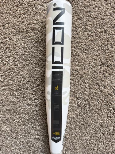 2025 Rawlings Icon Composite USSSA Certified Bat (-5) 26 oz 31" (Used)