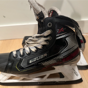 Bauer Vapor 2X Pro Hockey Goalie Skates Regular Width 7.5 (Used)