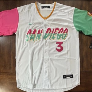 San Diego Padres Jackson Merrill White City Connect MLB Jersey Adult Large