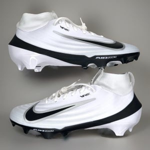 new men's 10 Nike Zoom Air Vapor Pro 1 Football Cleats White Black IB2495-105
