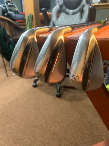 58/08M, 54/12D, 50/12F Titleist Vokey SM9 Right Handed Wedge Wedge Flex Steel Shaft (Used)