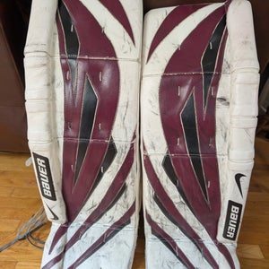 2007 Bauer Supreme one90 Goalie Leg Pads Pro Stock (Used)