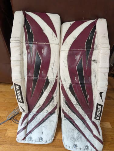 2007 Bauer Supreme one90 Goalie Leg Pads Pro Stock (Used)