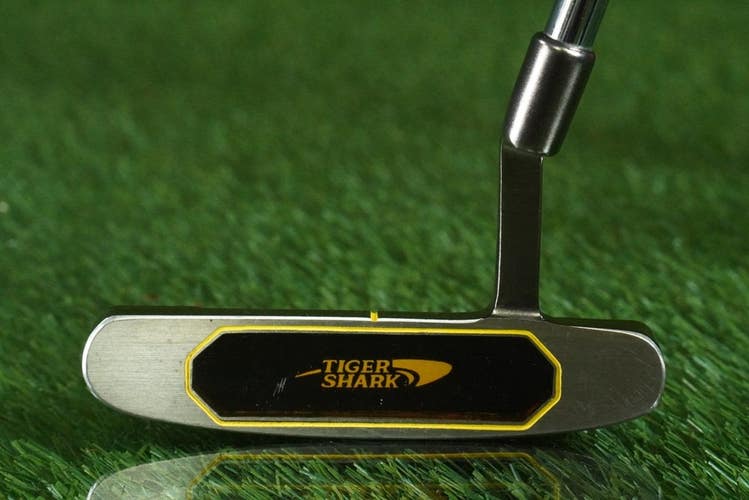 TIGER SHARK GREAT WHITE GW-2 BLADE PUTTER 35" PRECISION CAST RH ~ NICE!!