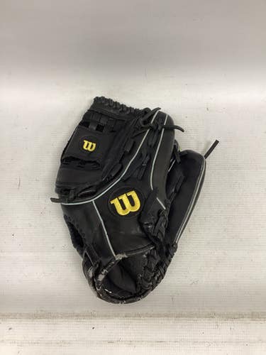 Used Wilson A600 BB/SB Glove RH Throw Black 12 1/2" 11851-S000035759
