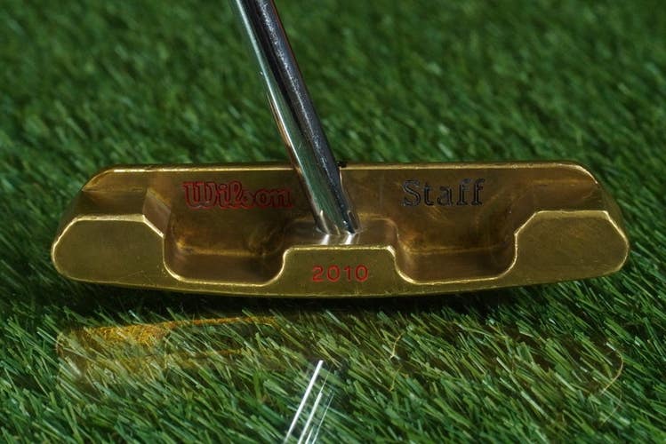 WILSON STAFF 2010 BLADE PUTTER 35 PRECISION MILLED FLAT LIE CENTER SHAFTED RH