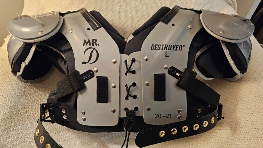 Large Adult Douglas Mr. D Destroyer Shoulder Pads (Used)