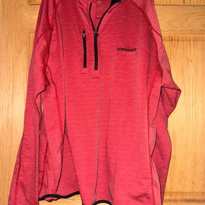 Warrior XL red quarter zip hockey brand men’s