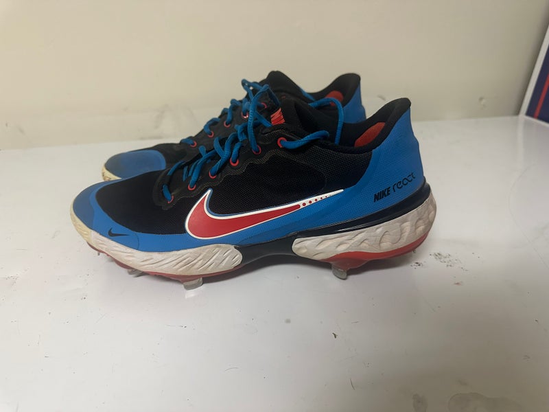 Nike alpha huarache elite 3 Miami marlins team used cleats minimal wear