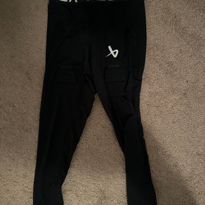 Black Large Men's Bauer Compression Long Jock  (New)