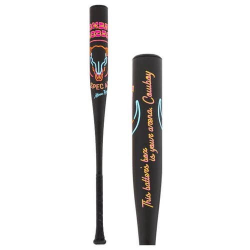 New COMBAT MFG SPEC-A1 BBCOR 33/30 Midnight Rodeo- Arena Cowboy. (Glows under Black Light)