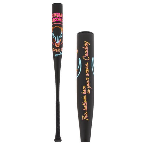 New COMBAT MFG SPEC-A1 BBCOR 33/30 Midnight Rodeo- Arena Cowboy. (Glows under Black Light)