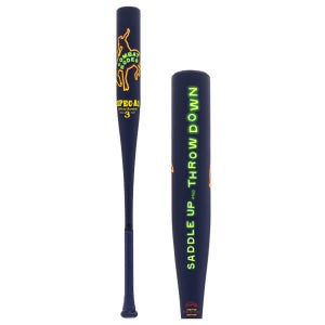 New COMBAT MFG SPEC-A1 BBCOR 33/30 Midnight Rodeo- Saddle Up. (Glows under Black Light)