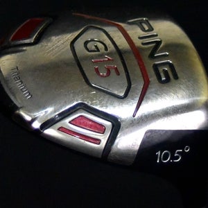 PING G15 TITANIUM DRIVER LOFT:10.5 FLEX: REGULAR LENGTH: 45 IN RH NEW GRIP