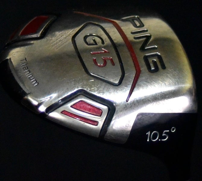 PING G15 TITANIUM DRIVER LOFT:10.5 FLEX: REGULAR LENGTH: 45 IN RH NEW GRIP