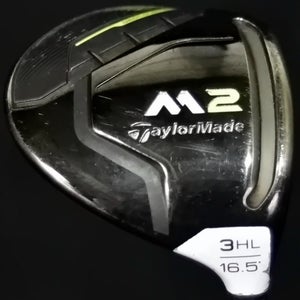 TAYLORMADE M2 3-WOOD LOFT: 16.5 FLEX: SENIOR LENGTH: 43 IN RH NEW GRIP