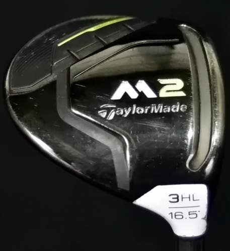 TAYLORMADE M2 3-WOOD LOFT: 16.5 FLEX: SENIOR LENGTH: 43 IN RH NEW GRIP