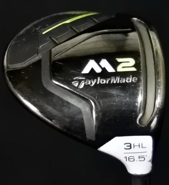 TAYLORMADE M2 3-WOOD LOFT: 16.5 FLEX: SENIOR LENGTH: 43 IN RH NEW GRIP
