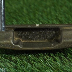 VINTAGE PING KUSHIN BLADE PUTTER KARSTEN 34" STEEL SHAFT GOLF PRIDE GRIP RH
