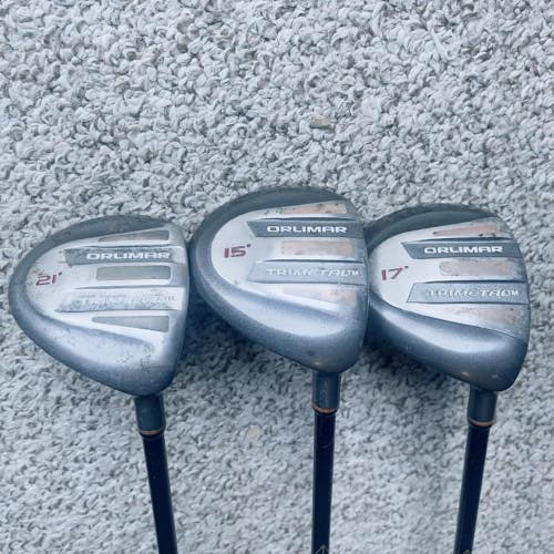 Orlimar 15,17,21 Degree Fairway Wood Golf Clubs Mens Right Handed
