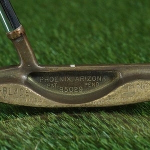 VINTAGE PING Y-BLADE BLADE PUTTER KARSTEN 34.5" TRUE TEMPER STEEL RH ~ L@@K!!