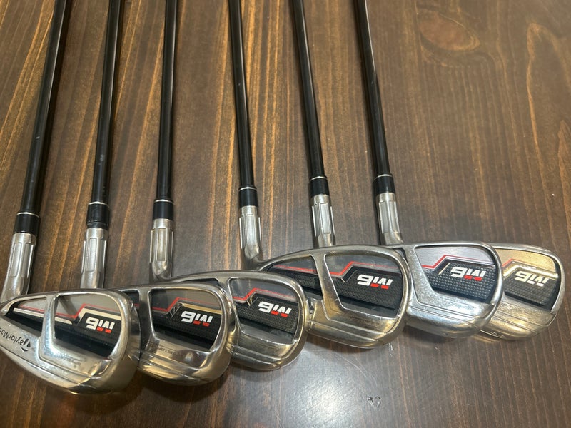 Men's 2018 TaylorMade M6 Right Handed Iron Set Regular Flex  Graphite Shaft (Used)