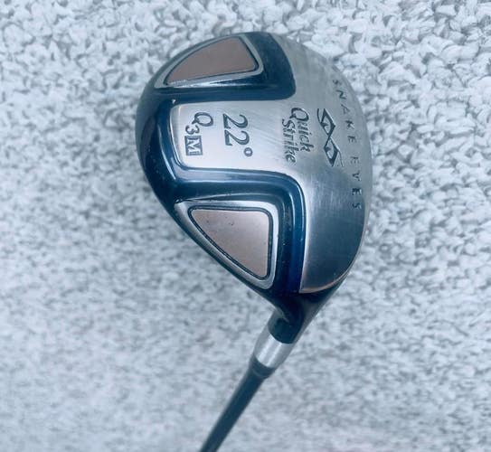 Quick Strike Mens Right Handed Golf Club 22 Hybrid R Flex