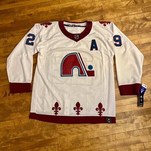 Nathan Mackinnon Retro Nordiques Adidas Large
