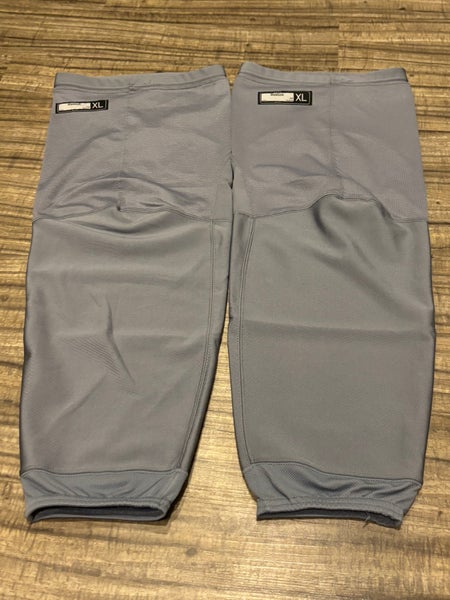 NHL Pro Stock Ice Hockey Socks Reebok Senior XL 30” Gray