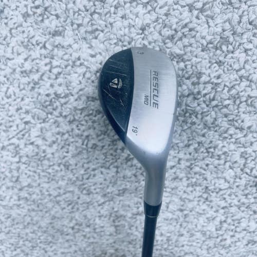 TaylorMade Rescue Mens Right Handed Golf Club 19 Hybrid S Flex