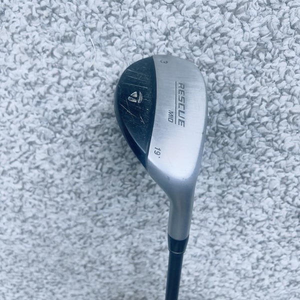 TaylorMade Rescue Mens Right Handed Golf Club 19 Hybrid S Flex