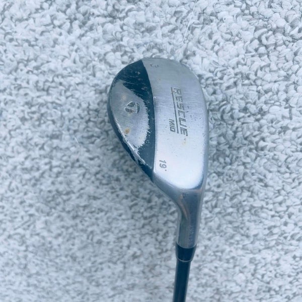 TaylorMade Rescue Mens Right Handed Golf Club 19 Hybrid R Flex