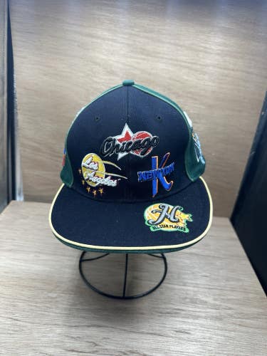 VTG Basketball Teams Logo Baseball Cap Chicago LA Nets N Carolina Multiform L XL
