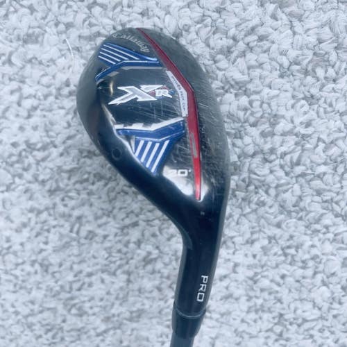 Callaway XR Pro Mens Right Handed Golf Club 20 Hybrid S Flex