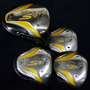 KING COBRA S9 1 3W 5W 7W  DRIVER FLEX:REGULAR LENGTH:W-43 D-47 IN RH NEW GRIPS