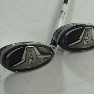 LEFT HANDED TaylorMade SIM Max Rescue 3 and 4 Hybrid Set Stiff Ventus 7 #182330