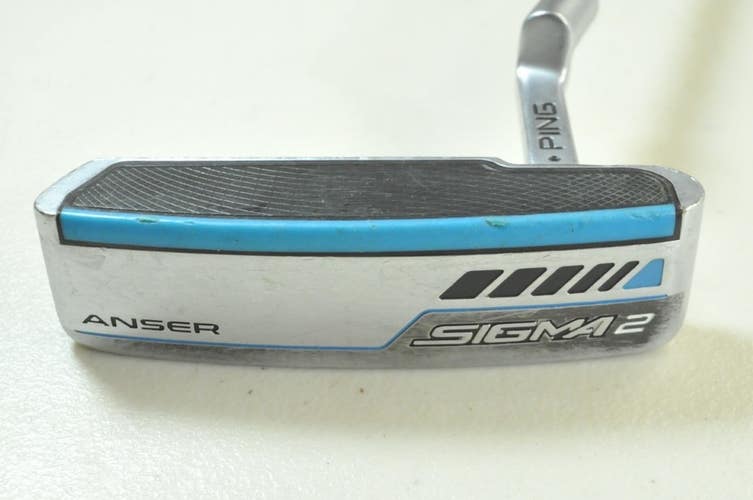 Ping Sigma 2 Anser 34" Adjustable Length Putter Right Slight Arc Steel # 191948